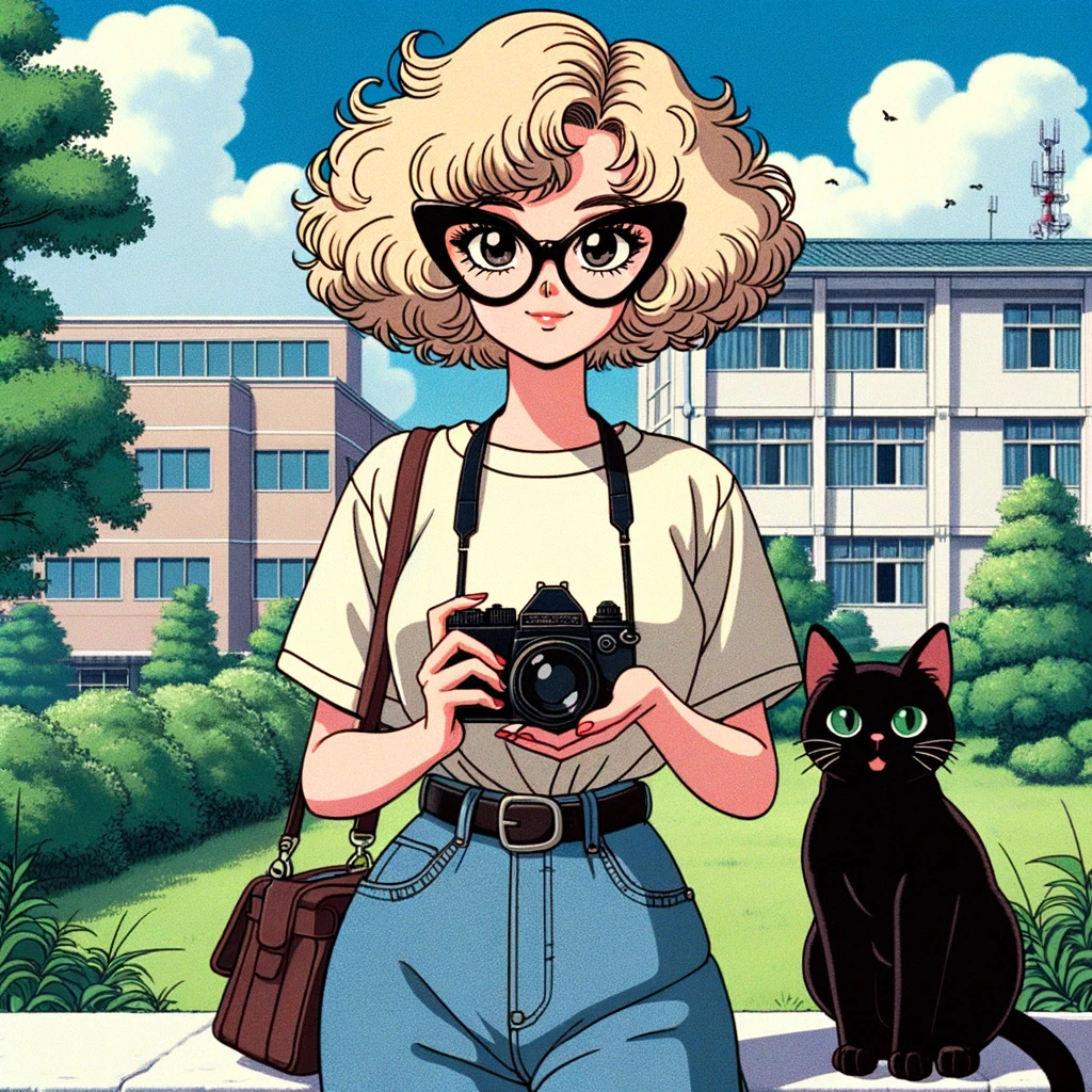 Une représentation de nous version Ghibli par Dall E 3
