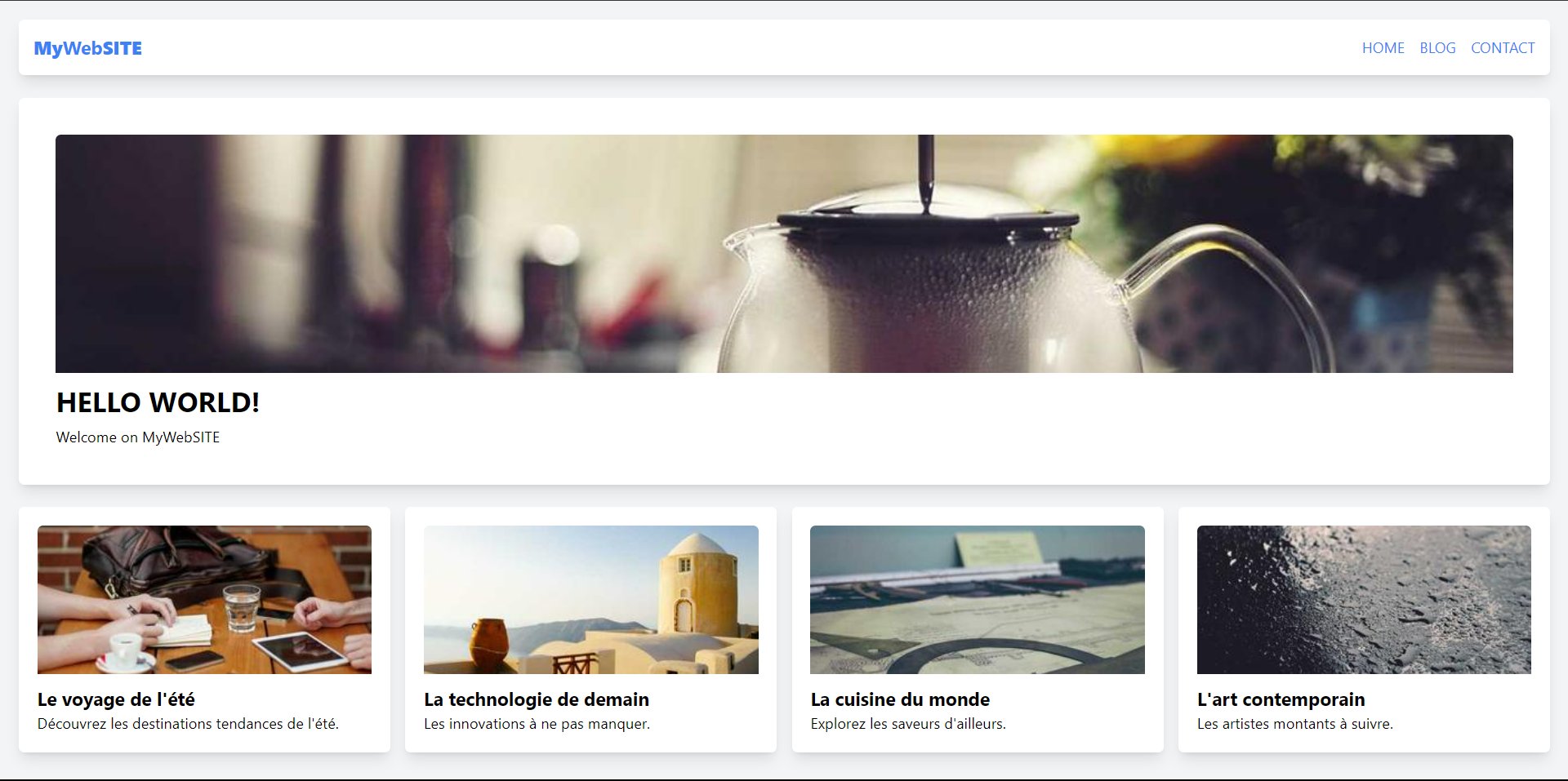 ChatGPT Vision generate homepage