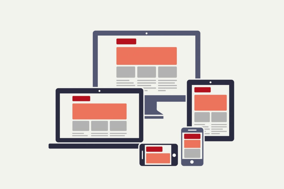 Une infographie représentant les principaux devices pour consulter une page web