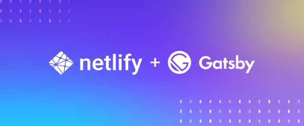 Image représentant les logos de Netlify et Gatsby avec un symbole plus entre les deux