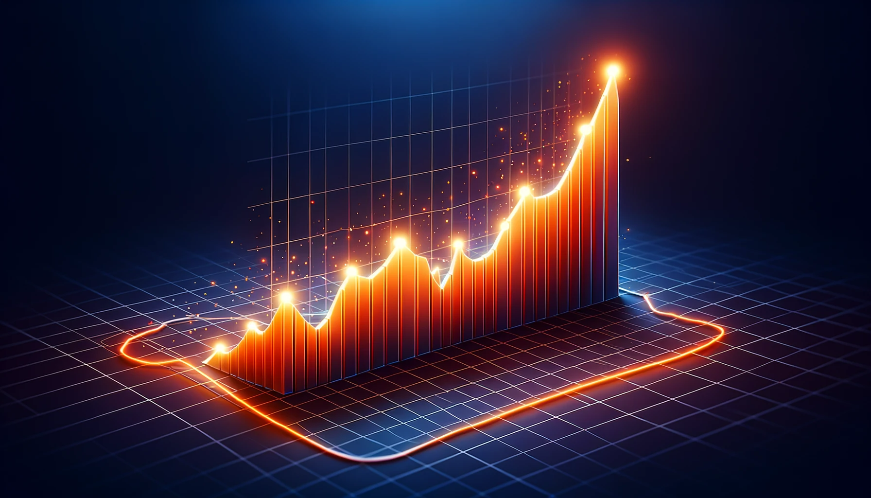 Graphique montrant la croissance du trafic grâce à la stratégie SEO