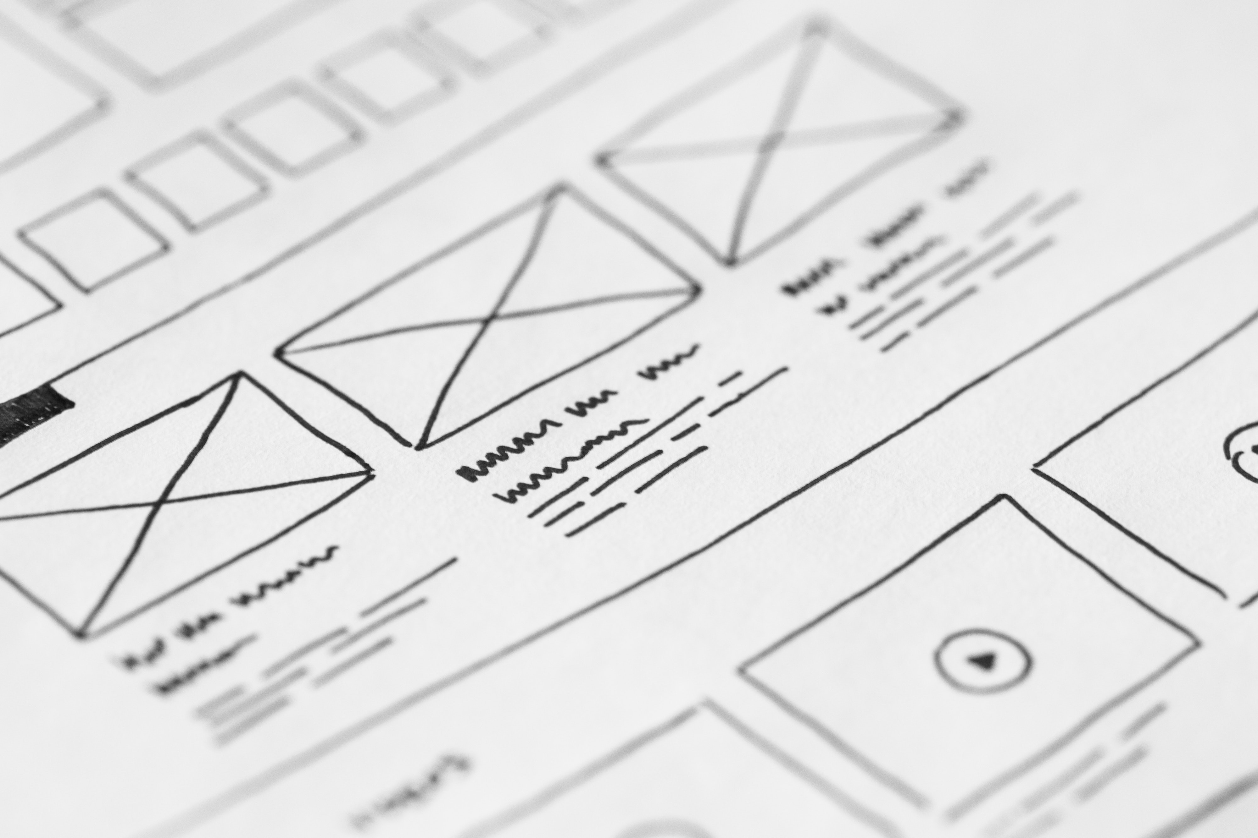 Une représentation graphique de l'UX Design avec des icônes et des éléments visuels
