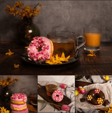 Ophelie bajeux photographie - photos produits de donuts