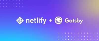 Image représentant les logos de Netlify et Gatsby avec un symbole plus entre les deux